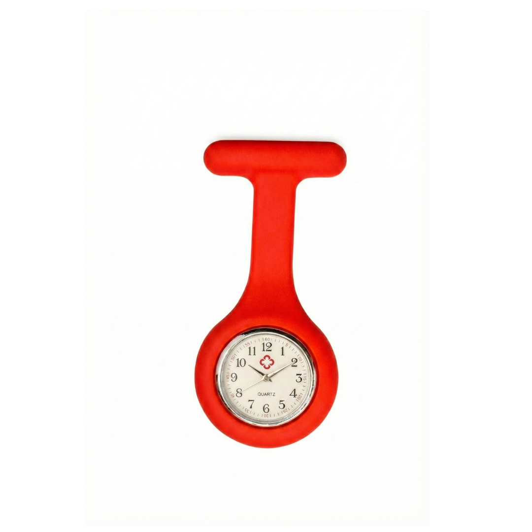 Zorgmorgen – Zusterhorloge – Rood – Siliconen – Waterbestendig – Verpleegkundige