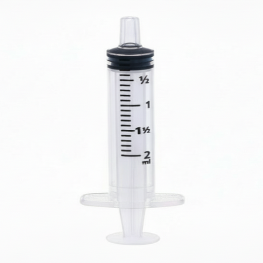 Spuit met zwart ringetje